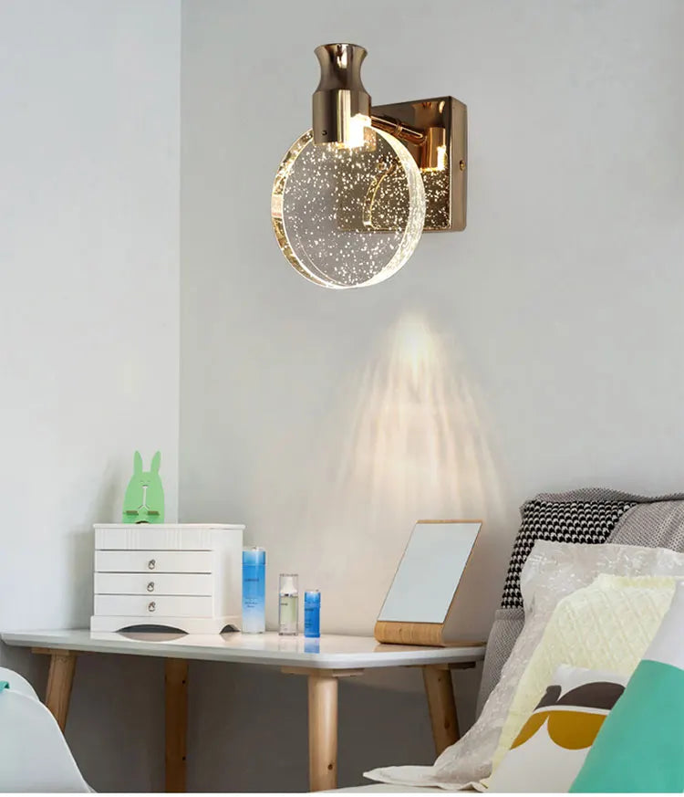 Crystal Wall Lamp Led Modern Lighting Luxury