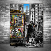 Modern Graffiti Wall Art Canvas Paintings