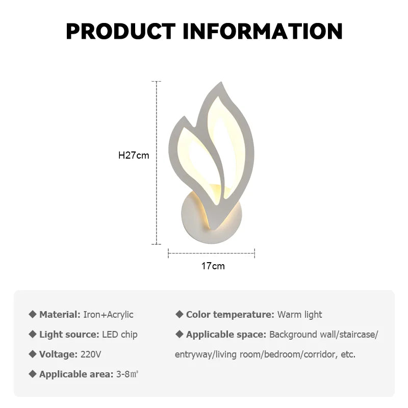 Modern Led Wall Lamps For Living Room Decor Interior