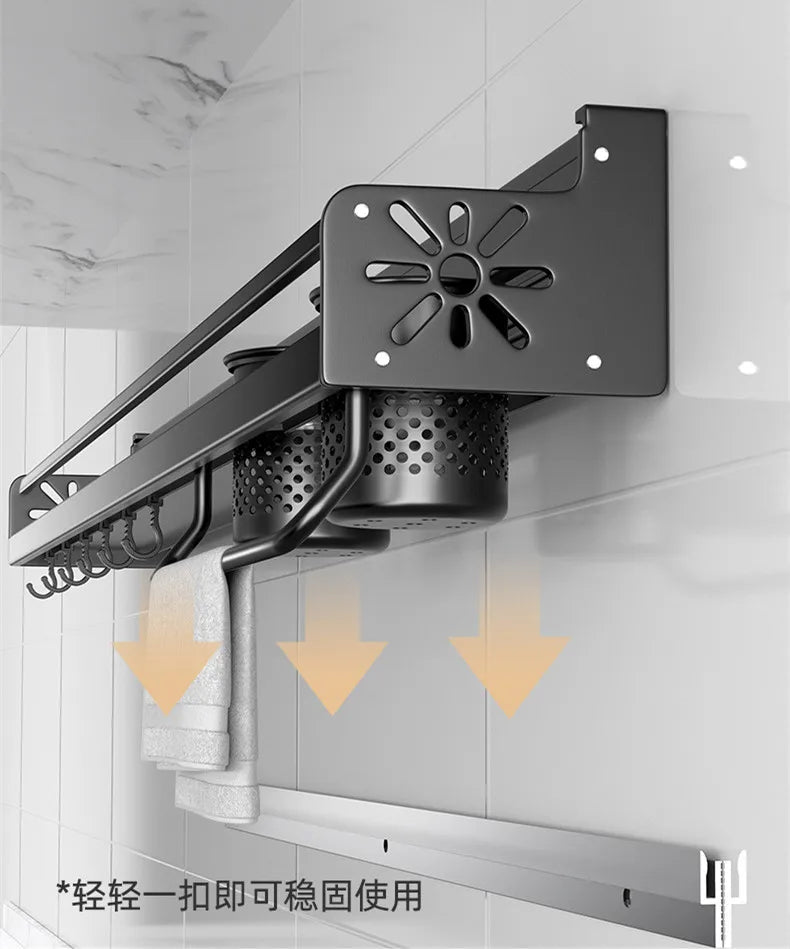 Kitchen Organizer Shelf Wall-mounted Spice Storage