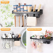 Kitchen Organizer Shelf Wall-mounted Spice Storage