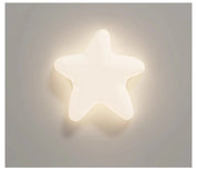 White Cloud Wall Lamps for Children's Room Nursery Room Star Shape