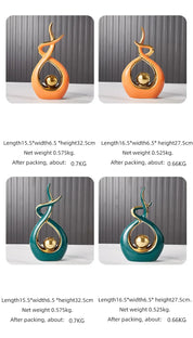 Nordic living room Decor Figurines for Interior