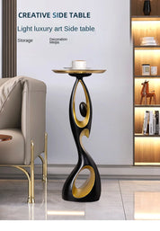 Creative living room Decor Art Abstract Sofa Side Table Light Luxury