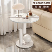 Living room sofa, small coffee table, side cabinet