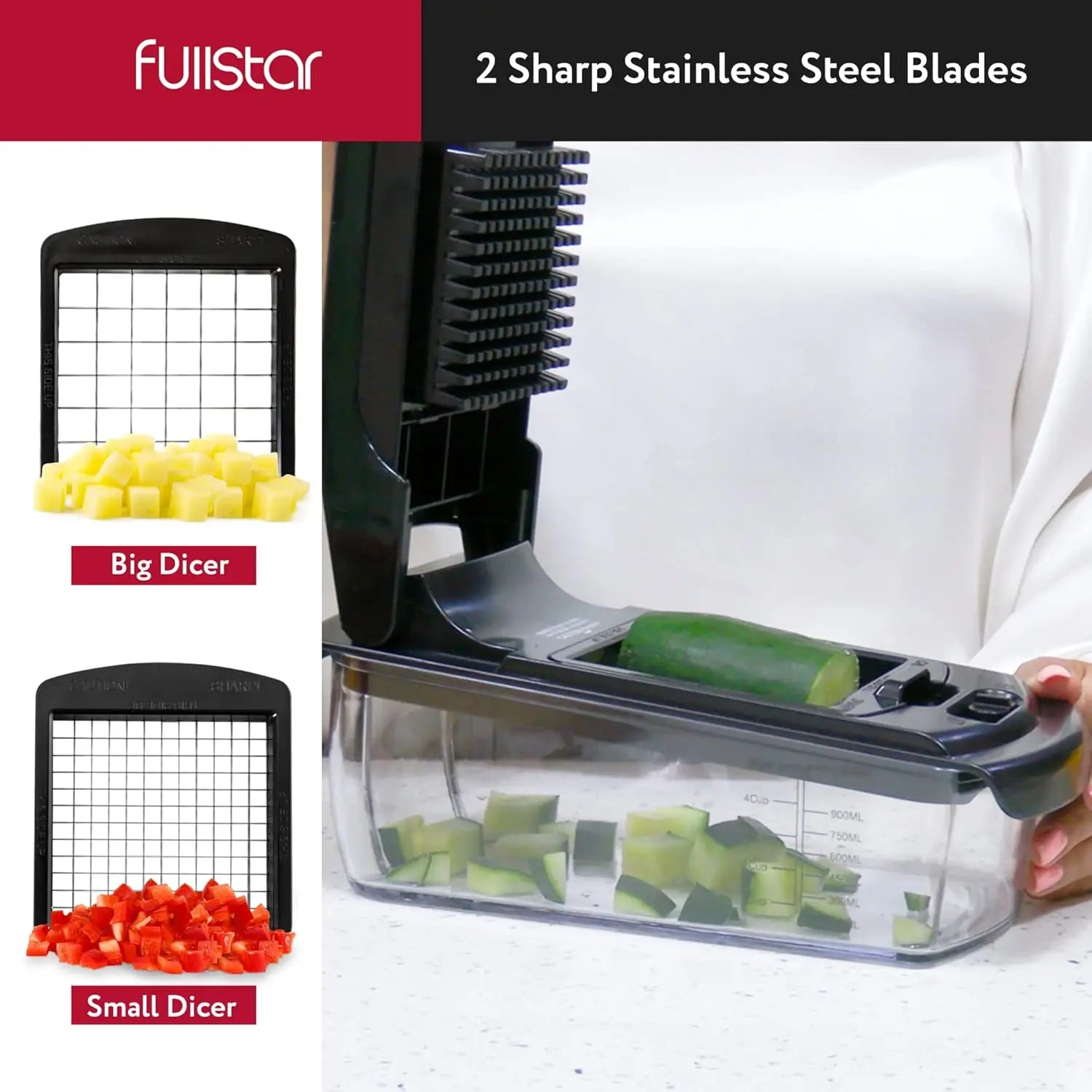 Vegetable Chopper - Food Chopper - Spiral Cutter