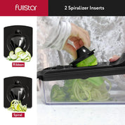Vegetable Chopper - Food Chopper - Spiral Cutter