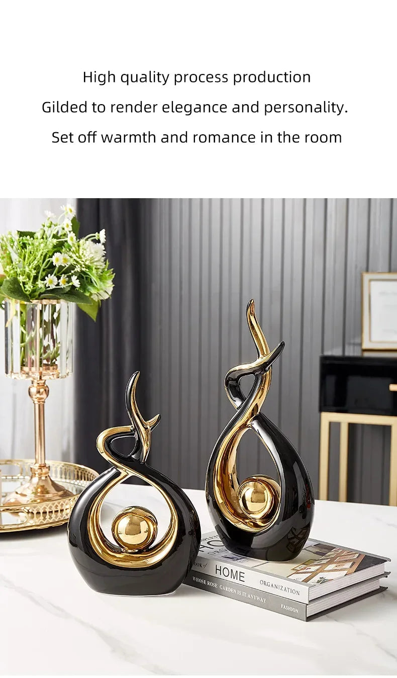 Nordic living room Decor Figurines for Interior