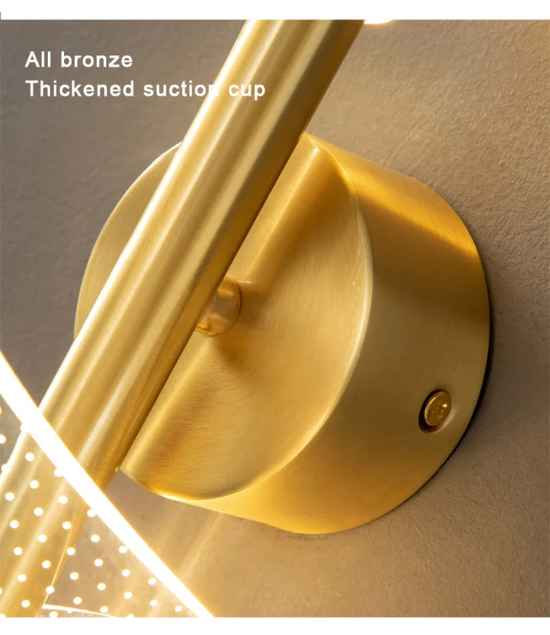 Nordic LED Wall Lamp Indoor Lighting For Bedroom Bedside Parlor