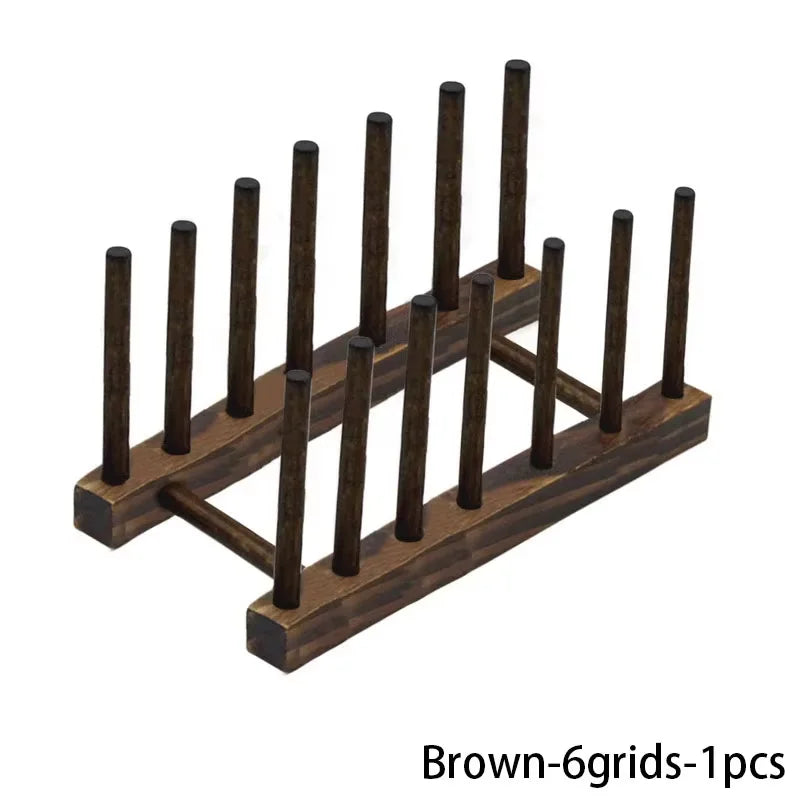 Wooden Shelf Kitchen Dishwashing Cover Multifunctional Drainage