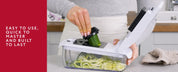 Vegetable Chopper - Food Chopper - Spiral Cutter