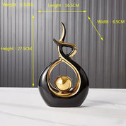 Nordic living room Decor Figurines for Interior