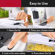 Vegetable Chopper - Food Chopper - Spiral Cutter