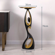 Creative living room Decor Art Abstract Sofa Side Table Light Luxury