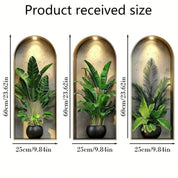 3D Watercolor Plant Wall Art Stickers