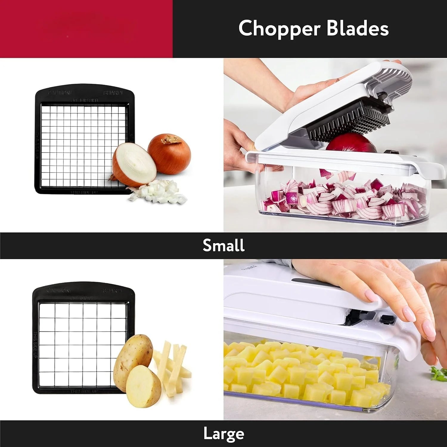 Vegetable Chopper - Food Chopper - Spiral Cutter
