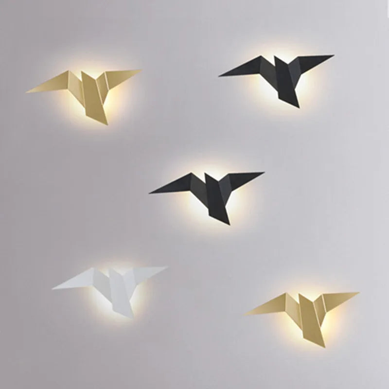 bird wall lamps Bedroom Decor Wall Lights Indoor