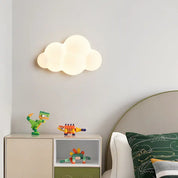 White Cloud Wall Lamps for Children's Room Nursery Room Star Shape