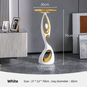 Creative living room Decor Art Abstract Sofa Side Table Light Luxury