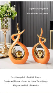 Nordic living room Decor Figurines for Interior