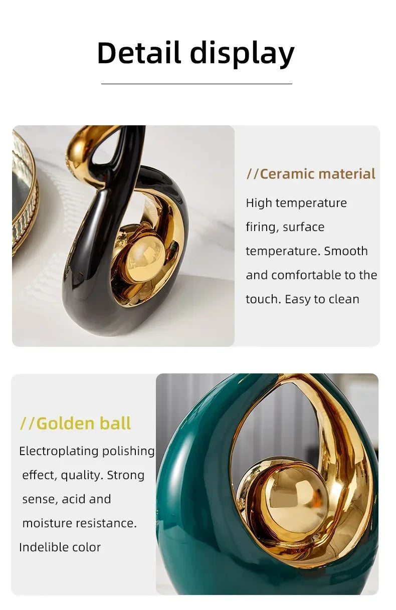 Nordic living room Decor Figurines for Interior