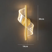 Nordic LED Wall Lamp Indoor Lighting For Bedroom Bedside Parlor