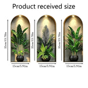3D Watercolor Plant Wall Art Stickers