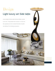 Creative living room Decor Art Abstract Sofa Side Table Light Luxury
