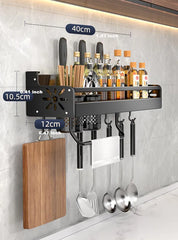 Kitchen Organizer Shelf Wall-mounted Spice Storage