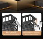 Kitchen Spice Storage Shelf with Drainage Rack