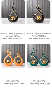 Nordic living room Decor Figurines for Interior