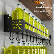 Kitchen Organizer Shelf Wall-mounted Spice Storage